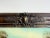 Green Early 20th Century Art Nouveau Reverse Painting, Mother-of-Pearl Inlay Scottish Highlands Cottage in Ornate Frame For Sale - Image 8 of 18