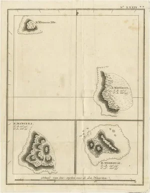 Antique Map of Islands, 1803