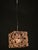 Exceptional geometric pendant light produced in kamenický šenov, czechoslovakia, during the 1970s. The chandelier is...