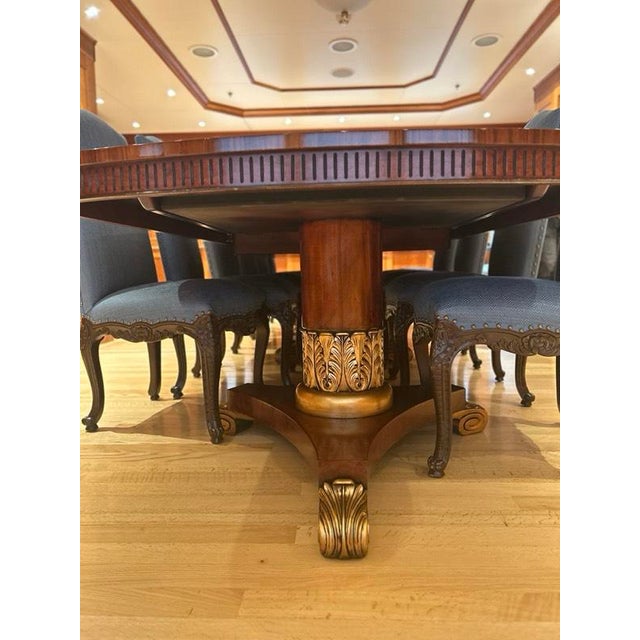 Victorian Dining Table in Mahogany, 1990s For Sale - Image 4 of 5