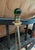 Vintage Mid Century Atomic Ceramic Lamp Base Light Lime Green and Gold With Marble Finial 1950s For Sale - Image 17 of 18