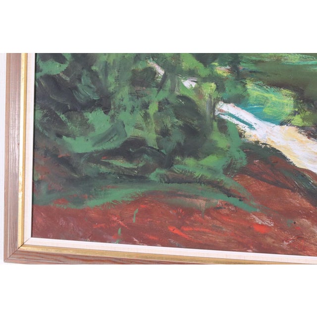 Alf Samuelsson, Lush Landscape, 1960s, Oil on Canvas, Framed For Sale - Image 11 of 18