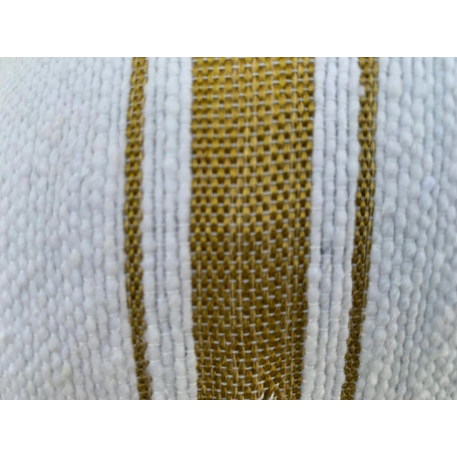 Early 21st Century Early 21st Century Moroccan Pure Wool Pillows Pom Poms Covers- a Pair For Sale - Image 5 of 9