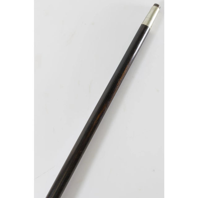 Gold Early 20th Century Edwardian or Victorian Fancy Gold Filled Dress Cane Walking Stick For Sale - Image 8 of 9