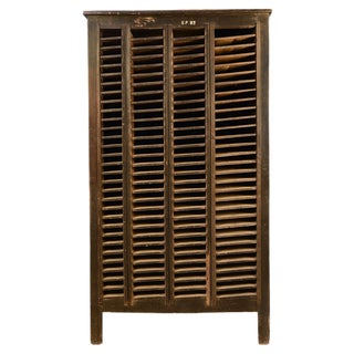 Vintage Industrial Postal Filing Cabinet, 1940s For Sale