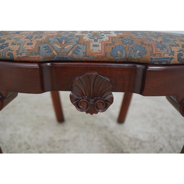 Kindel Winterthur Mahogany Clawfoot Armchair For Sale - Image 10 of 12