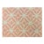 Designer Geometric Abstract Ethnic Burnt Orange Beige Upholstery Drapery Fabric For Sale