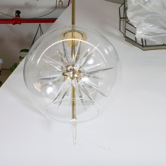 2000 - 2009 Internal starburst spherical pendant For Sale - Image 5 of 11