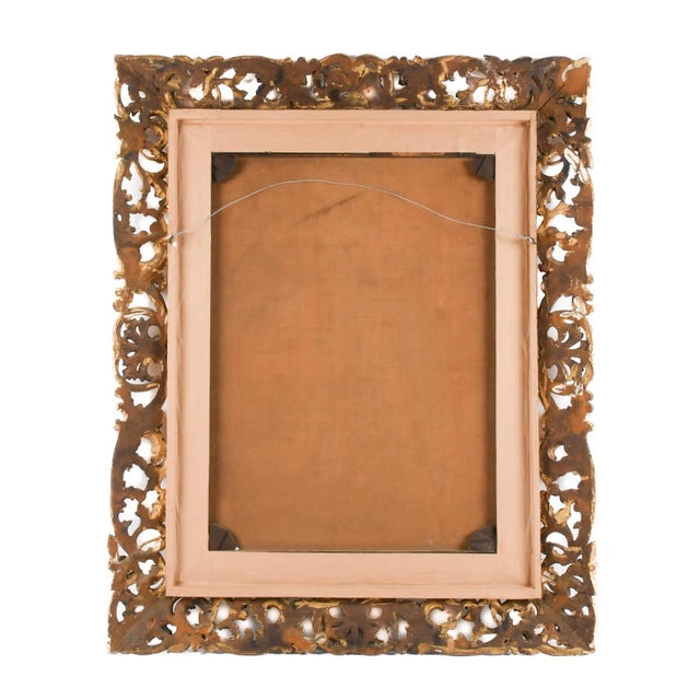 Antique Framed German Couple Oil on Canvas in the Style of Friedrich Prölss For Sale - Image 4 of 17