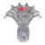 Vintage Elegant Art Vannes Le Chatel France Oval Crystal Vase Original Label For Sale