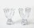 1970's Daum France Crystal Glass Candle Holders - A Pair For Sale - Image 11 of 12
