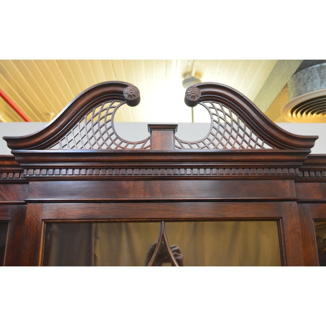 L. & J.G. Stickley, Inc. Stickley Mahogany China Cabinet For Sale - Image 4 of 12