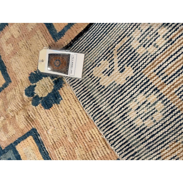 Antique Chinese Floral Design Rug For Sale - Image 4 of 9