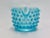 Fenton Art Glass Company Fenton Hobnail Blue Opalescent Individual Creamer Vintage For Sale - Image 4 of 12