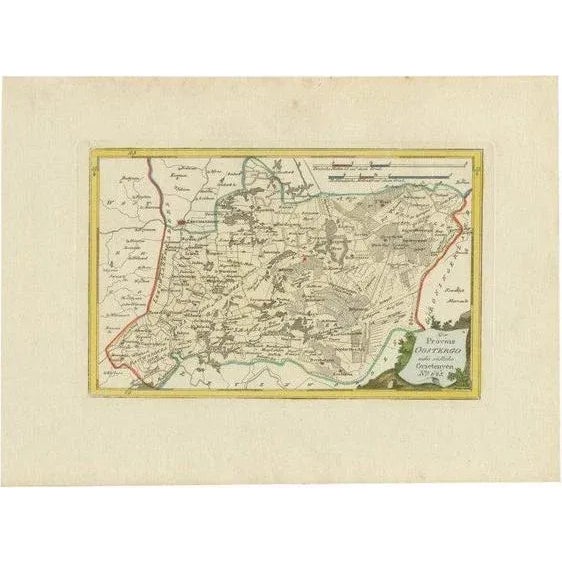 Late 18th Century Antique Map of Oostergo by Von Reilly, 1791 For Sale - Image 5 of 5
