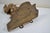 France XVIIIth Century Small Wall Bracket in Stuccoed and Gilded Wood, the Scalloped Top Supported by Zéphir For Sale - Image 9 of 13