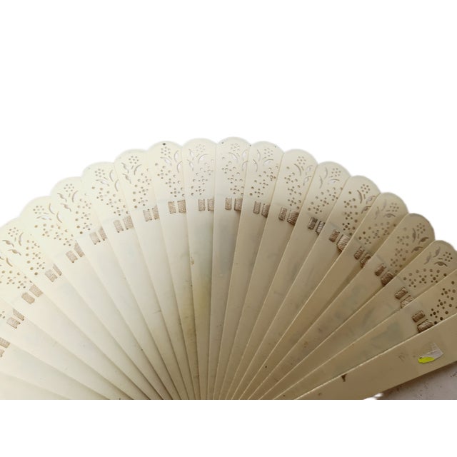 Art Nouveau Celluloid Fan, 1900s For Sale - Image 9 of 13