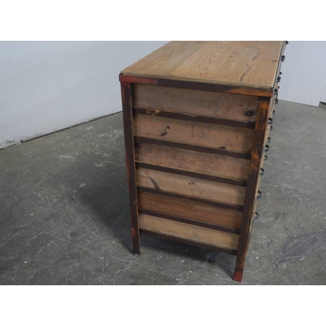 Industrial Chest of Drawers, 1960s For Sale - Image 10 of 12