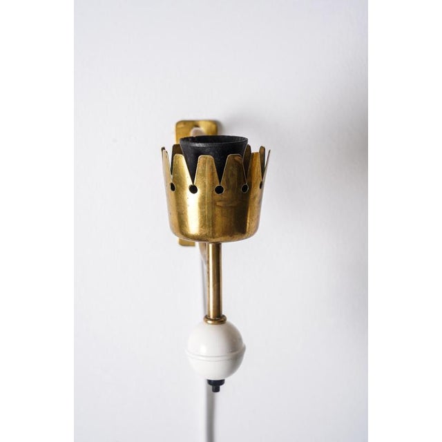 Wall Lamps by Erik Tidstrand for Nordiska Kompaniet, Sweden, 1950s, Set of 2 For Sale - Image 9 of 16