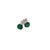 Natural Emerald Stud Earrings 14k White Gold 1.63 TCW Certified For Sale - Image 11 of 14