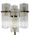 Italian Brass and Glass Floor Lamps by Gaetano Sciolari, 1970s, Set of 2 For Sale - Image 6 of 9