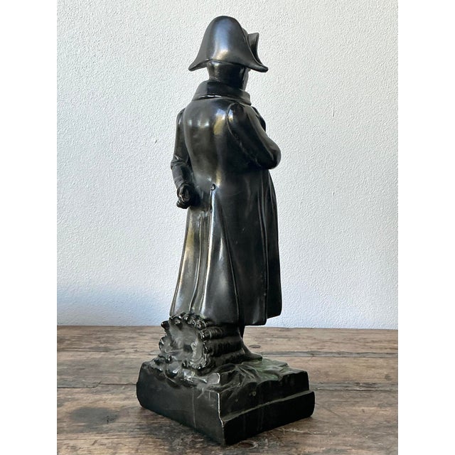 Vintage Patinated Bronze Statue of Napoleon For Sale In West Palm - Image 6 of 12