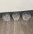1970s Mid 20th Century Fan & Diamond Cut Crystal Cordial / Dessert Wine Glasses - Set of 3 For Sale - Image 5 of 12