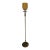 Tommi Parzinger Style Greek Key Brass Floor Lamp, 1960's Mid Century Modern For Sale