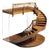 Architectural Staircase Model in Wood For Sale
