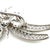 Late 20th Century Rare Tiffany & Co. Platinum and Diamond Dragonfly Enhancer For Sale In Chicago - Image 6 of 7