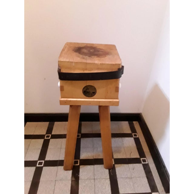 Vintage Chopping Board from Burgdorf-Blöcke For Sale - Image 3 of 9