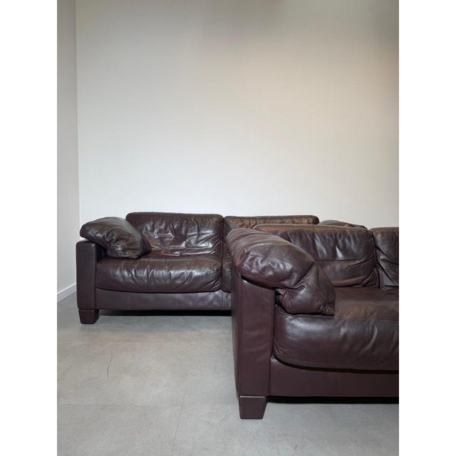 DS 17 Dark Burgundy Brown Sofa from de Sede, Set of 2 For Sale - Image 9 of 9