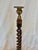 Wood 19th Century English Oak Open Barley Twist Candlesticks - A Pair For Sale - Image 7 of 12
