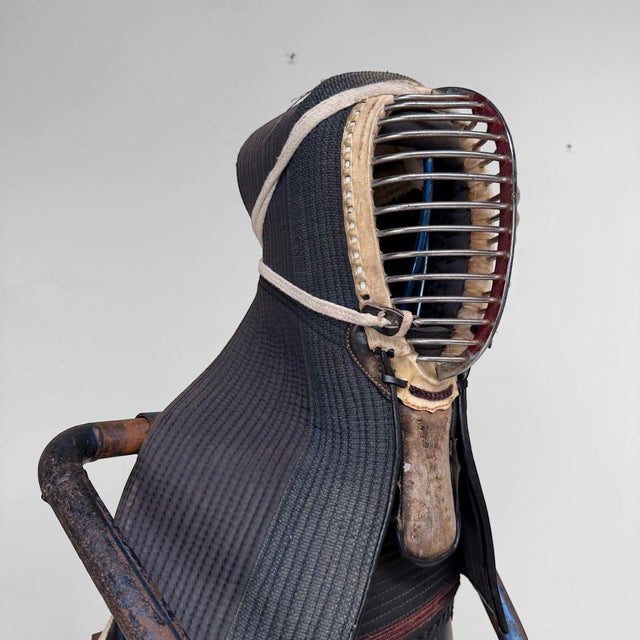 1970s Vintage Japanese Kendo Bōgu with Display Stand, 1980 For Sale - Image 5 of 17