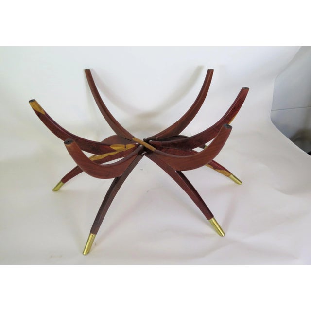 This distinctive coffee table was created by Carlo di Carli. This table is made from rare Italian Juniper wood, that rare...