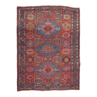 Antique Caucasian Soumak Rug - 08'06 X 11'05 For Sale