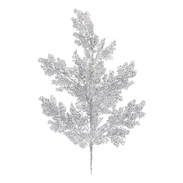 Glitter Pine Spray (Set of 4) For Sale