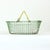 Green Vintage Czechoslovakian Wire Shopping Basket, 1960s For Sale - Image 8 of 8