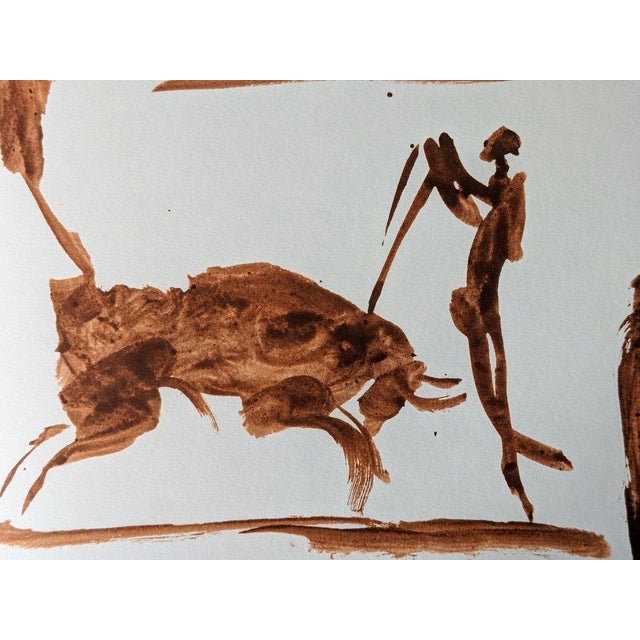 Pablo Picasso, Corrida / Matador on Horse from First Edition of Toros y Toreros, 1962, Offset Double-Sided Lithograph For Sale - Image 6 of 7
