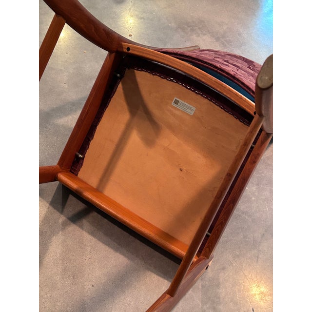 Johannes Andersen Vintage MCM Danish Teak Dining Chairs for Uldum Møbelfabrik--Set of 7 For Sale - Image 13 of 16