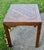 Vintage (1970's) Side/End Table has a Mid Century Style. Made by Henredon Furniture. The Wood is Oak with a Parquet Top....