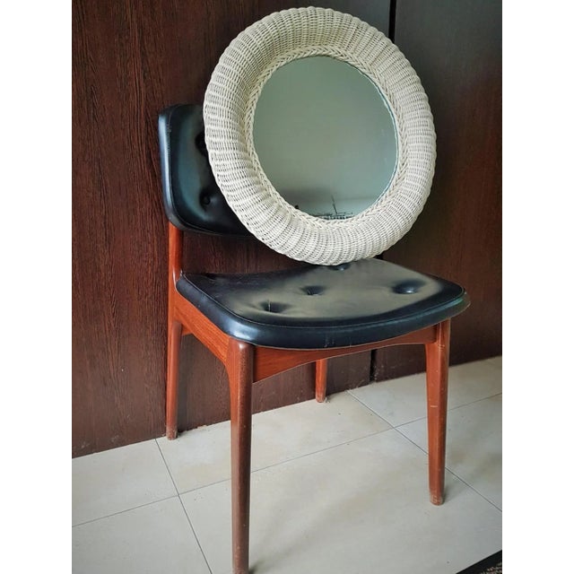 Mid-Century Modern Mid-Century Rattan Wall Light, Italy, 1960s For Sale - Image 3 of 11