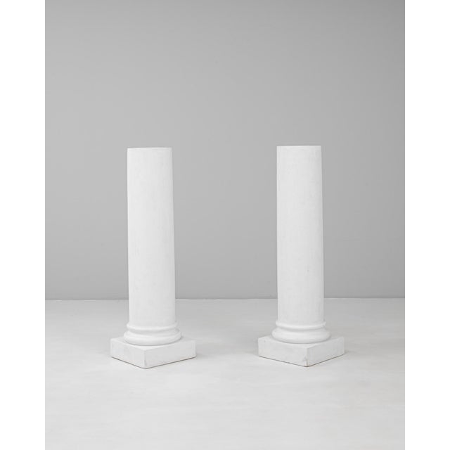 20th Century French Plaster Columns - A Pair For Sale - Image 18 of 18