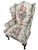 Shabby Chic Vintage Grandmillenial Chintz English Rose Wingback Chair For Sale - Image 3 of 16