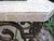 Vintage French Ornate Iron With Marble and Glass Top Console Table For Sale - Image 12 of 18