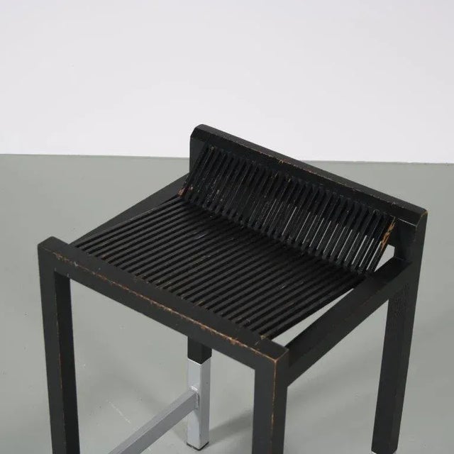 Bar Stool by Ruud Jan Kokke, Netherlands For Sale - Image 6 of 11
