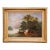 19th Century French River Landscape Oil on Canvas in Carved Gilt Frame, Signed For Sale