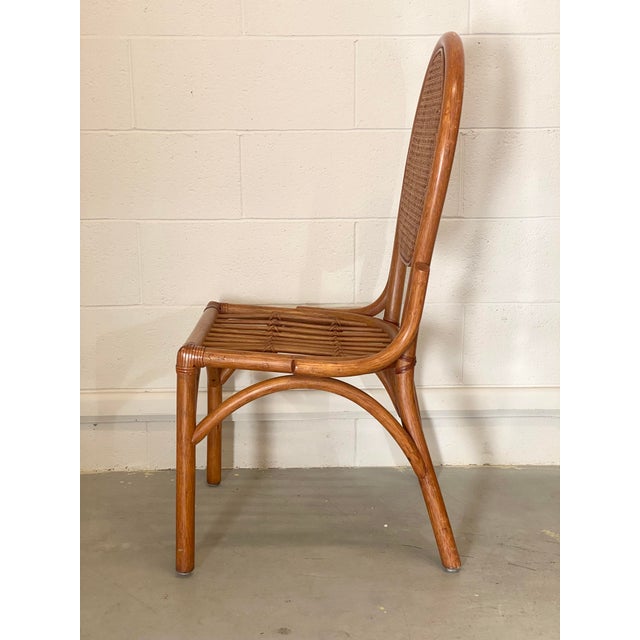 Bamboo Chairs in Vienna Straw from Gervasoni, Set of 4 For Sale - Image 4 of 14