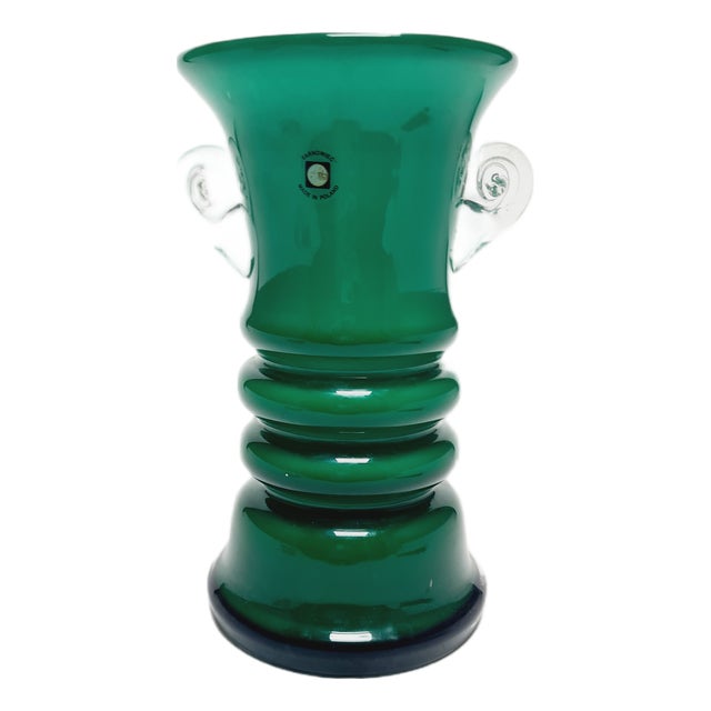 Vintage Polish Vase from HSG Tarnowiec, 1970s For Sale