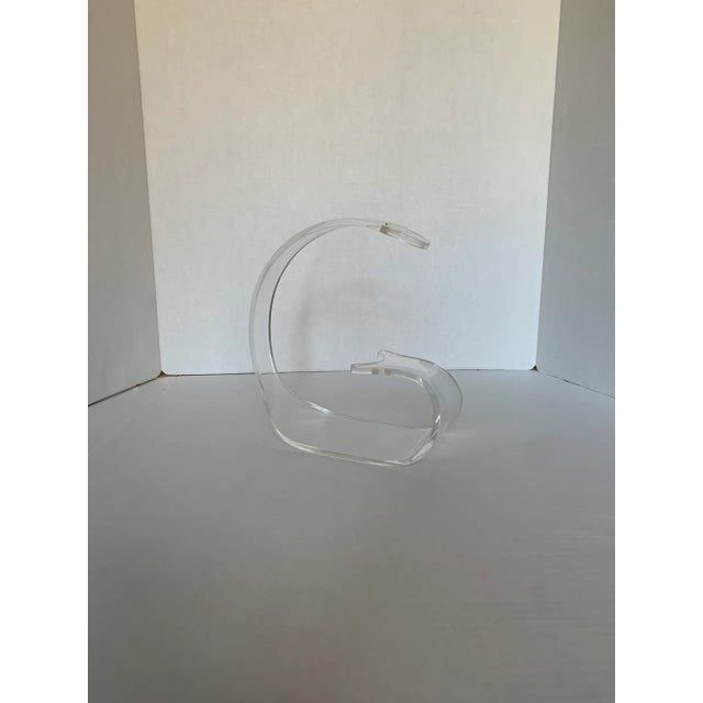 1970s Lucite Sculptural Bottle Stand-Server For Sale - Image 9 of 9